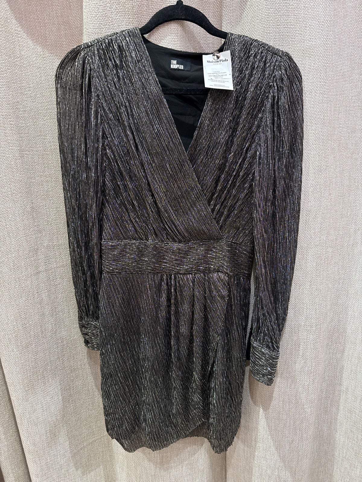 Robe argentée The Kooples T.S