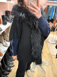 Cape noire Rizal T.M cachemire