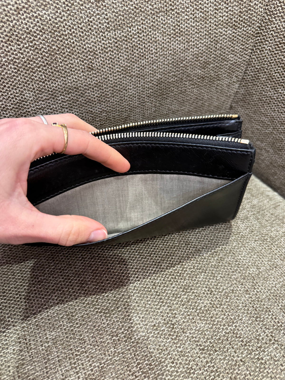 Porte-monnaie Marc Jacobs Noir détail doré T.TU