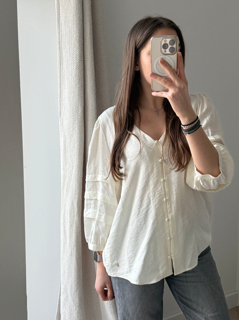 blouse beige mc des petits hauts Taille L