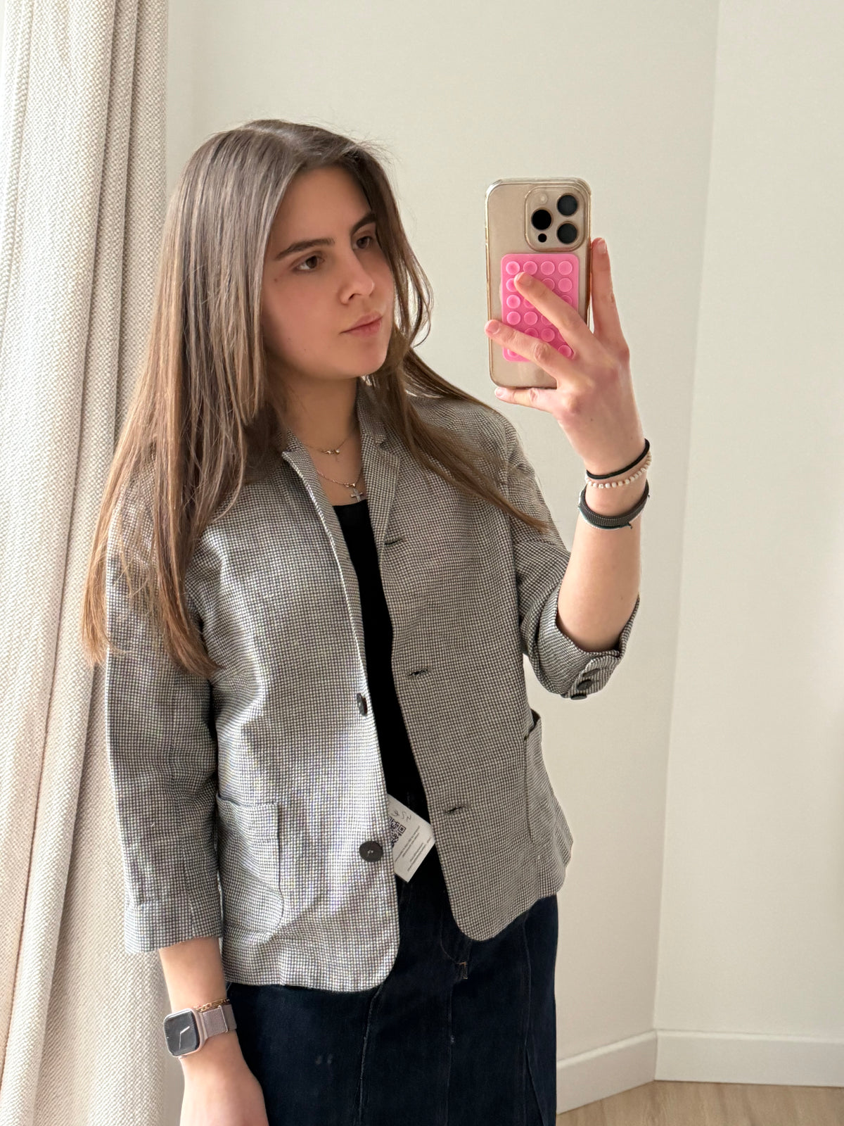 Blazer Acoté Noir et blanc T.M