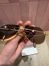 Lunettes cartier plaqué or