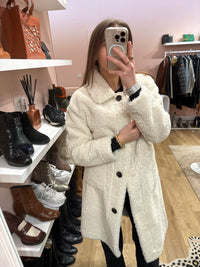 Manteau blanc maison 123 T.36