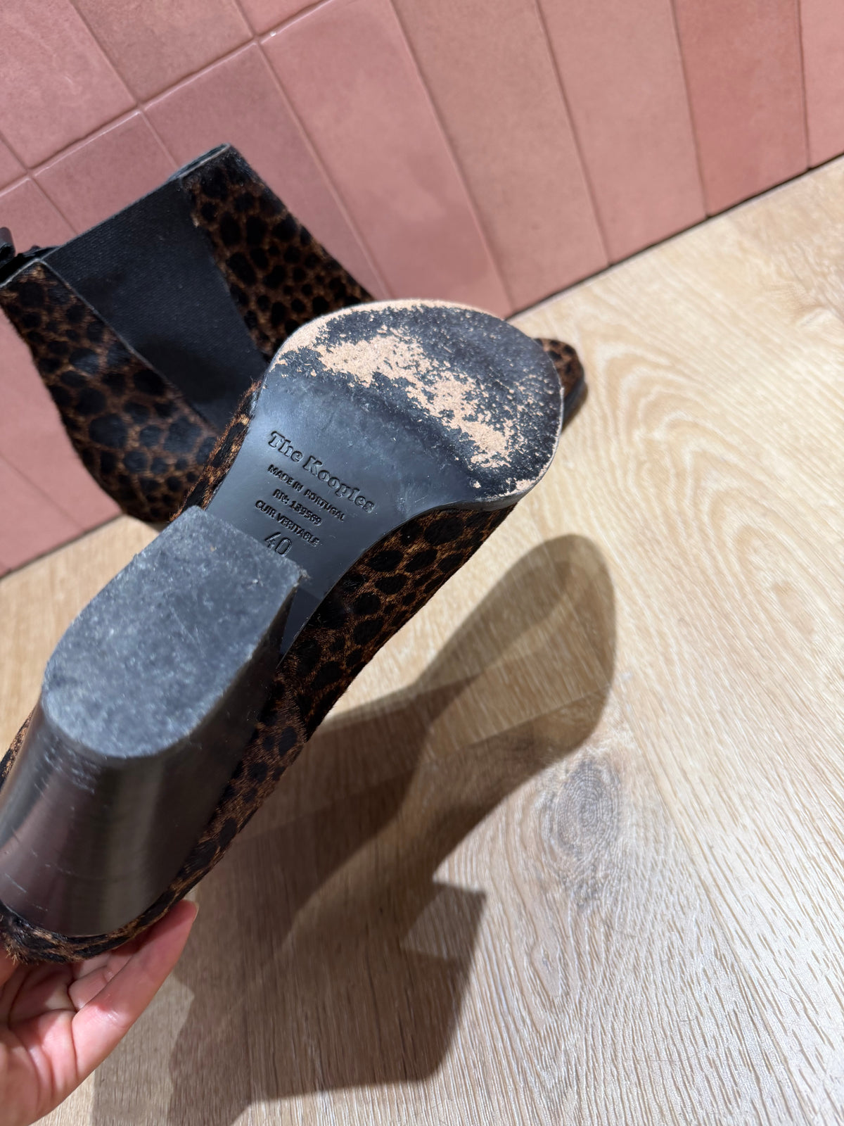 Bottines en cuir the Kooples T.40 18/09