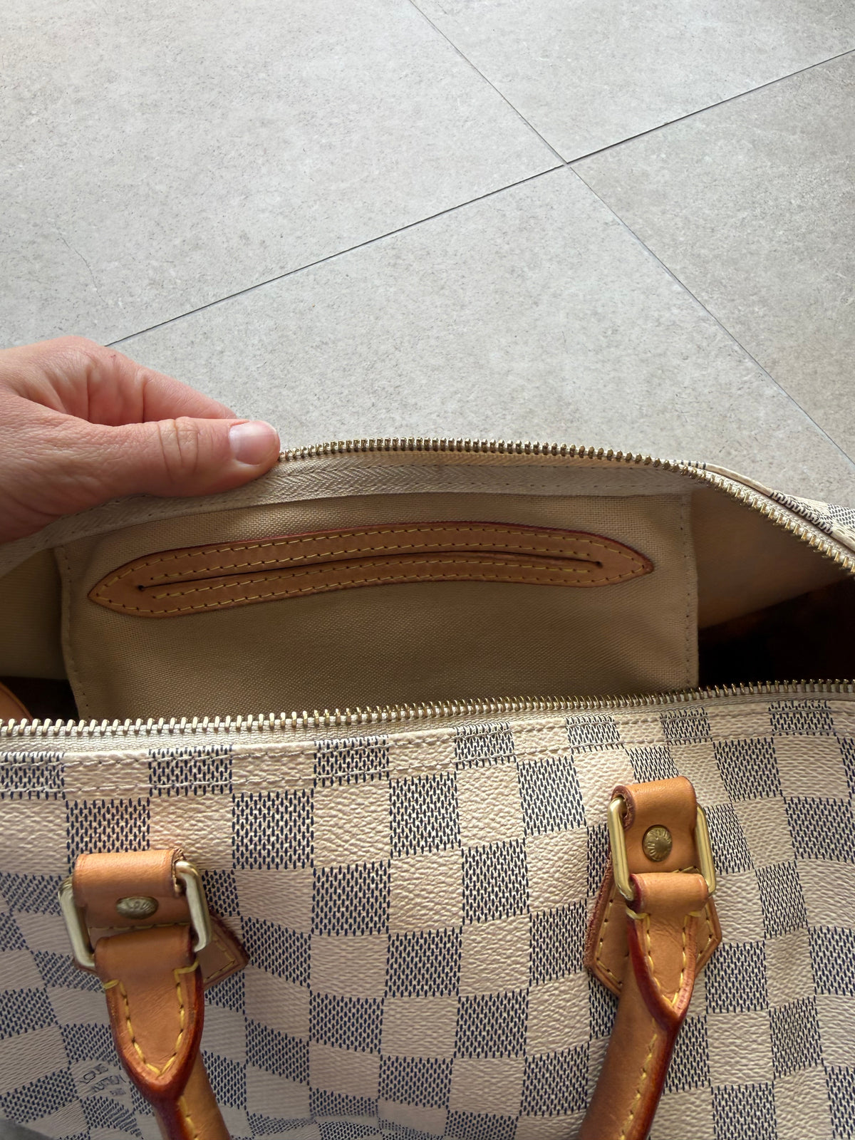 Sac speedy damier azur 35 Louis Vuitton