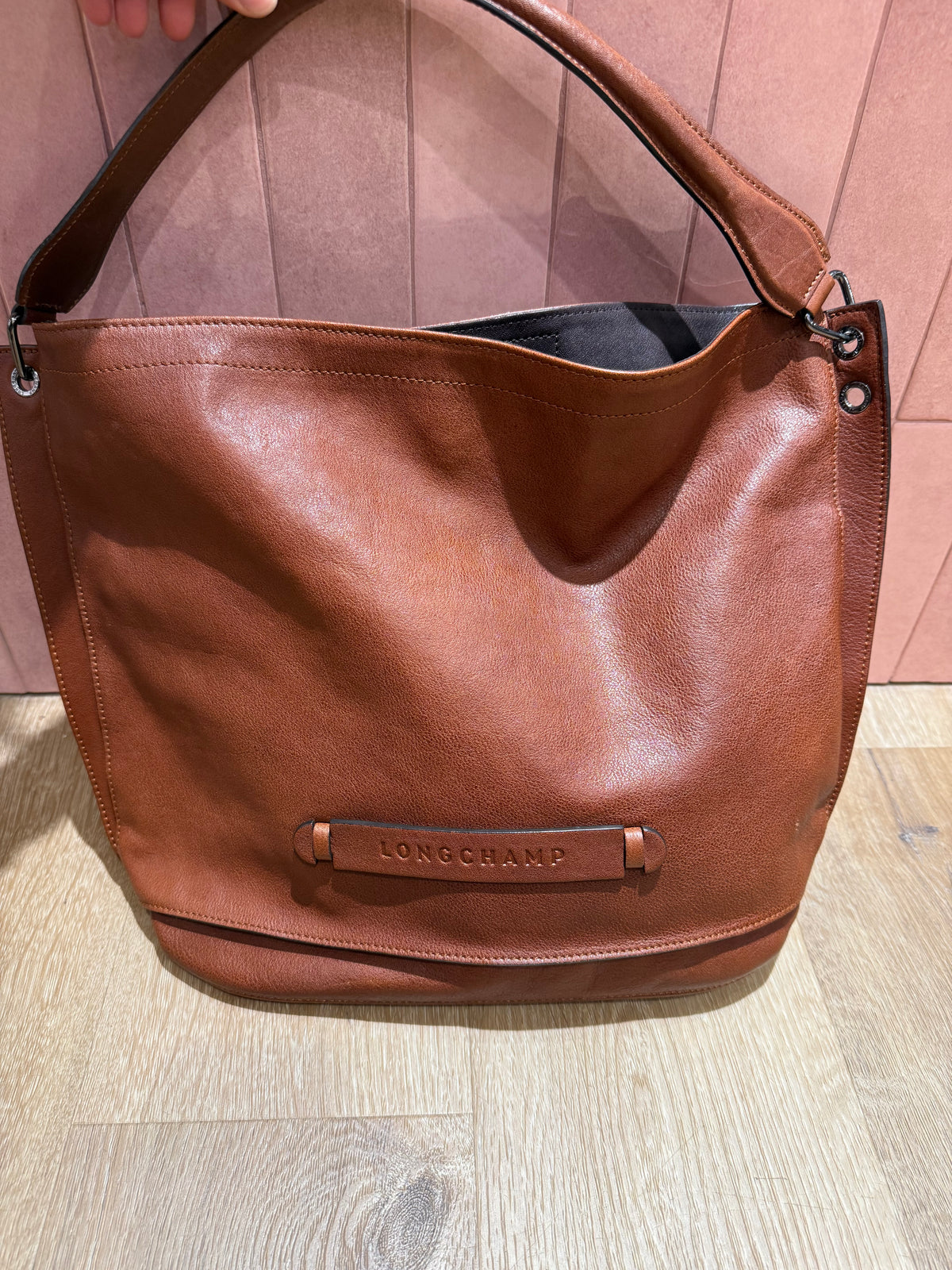 Sac marron cabas Longchamp