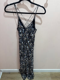 Robe nuisette IKKS Kaki et violet T.38/40