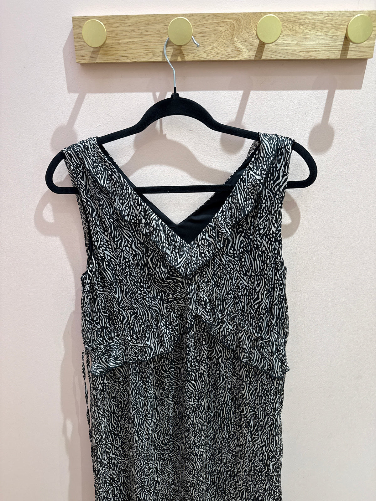 Robe IKKS grise beige T.38