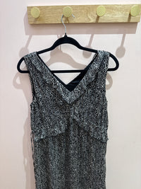Robe IKKS grise beige T.38