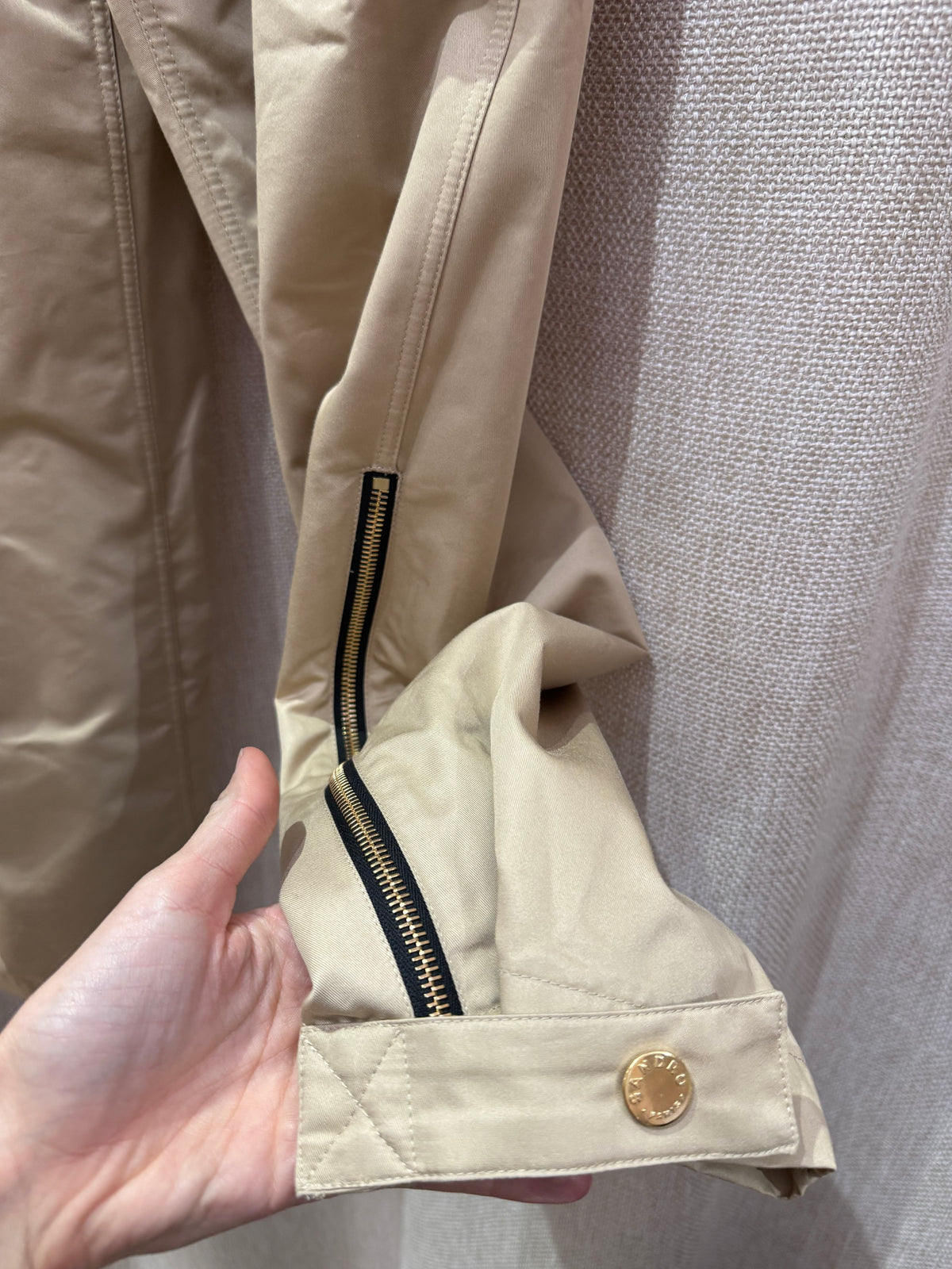 Pantalon fluide beige Sandro T.38