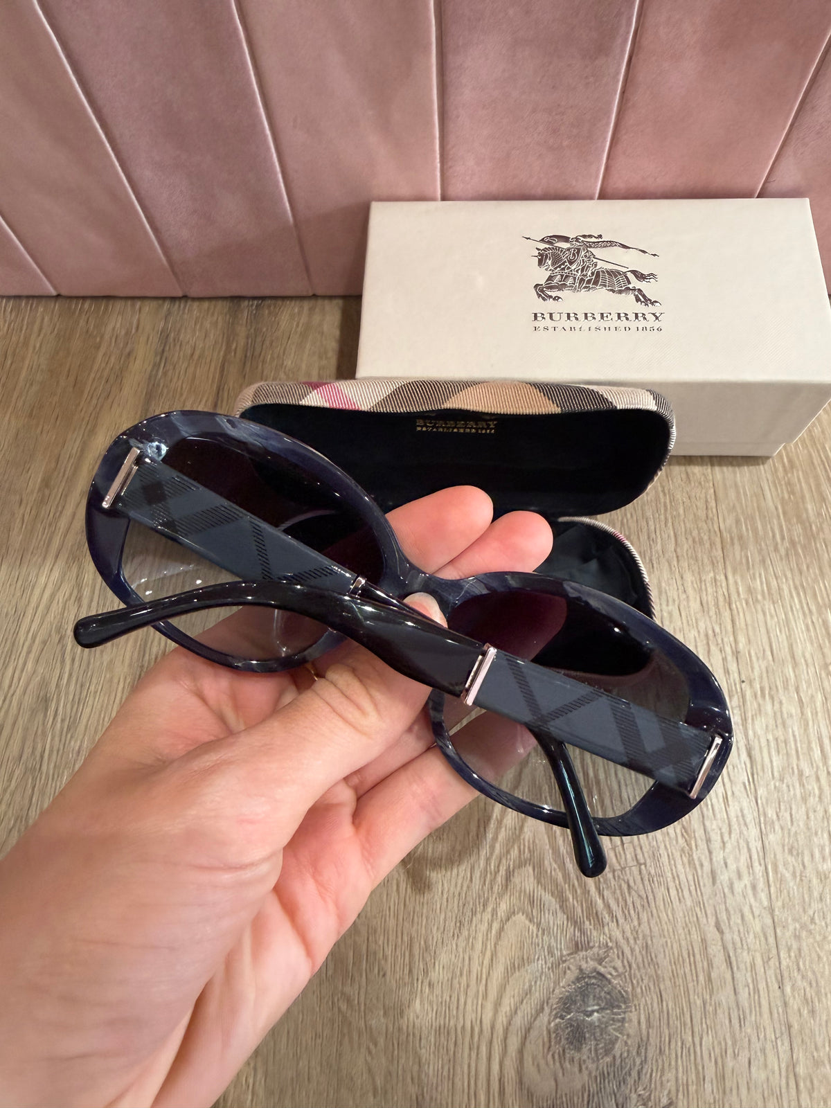 Lunettes Burberry bleu marine 17/09