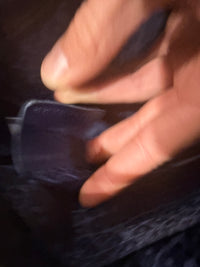 Sac bleu marine en cuir Longchamp