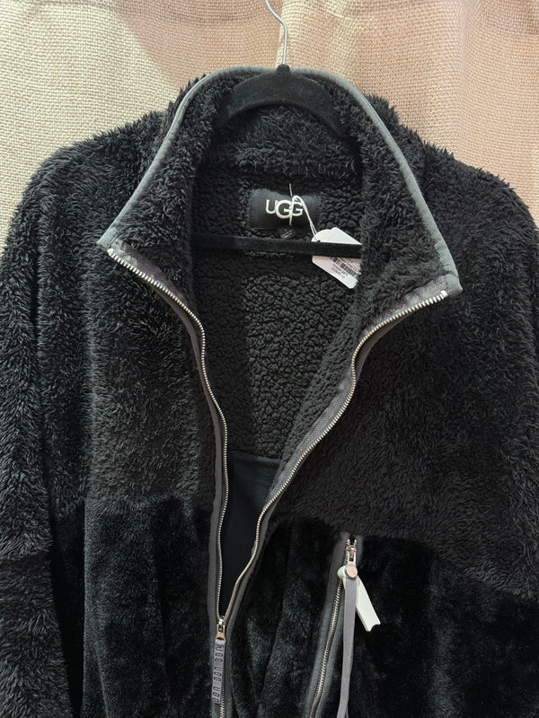 UGG Polaire Grise/ Noire T.L