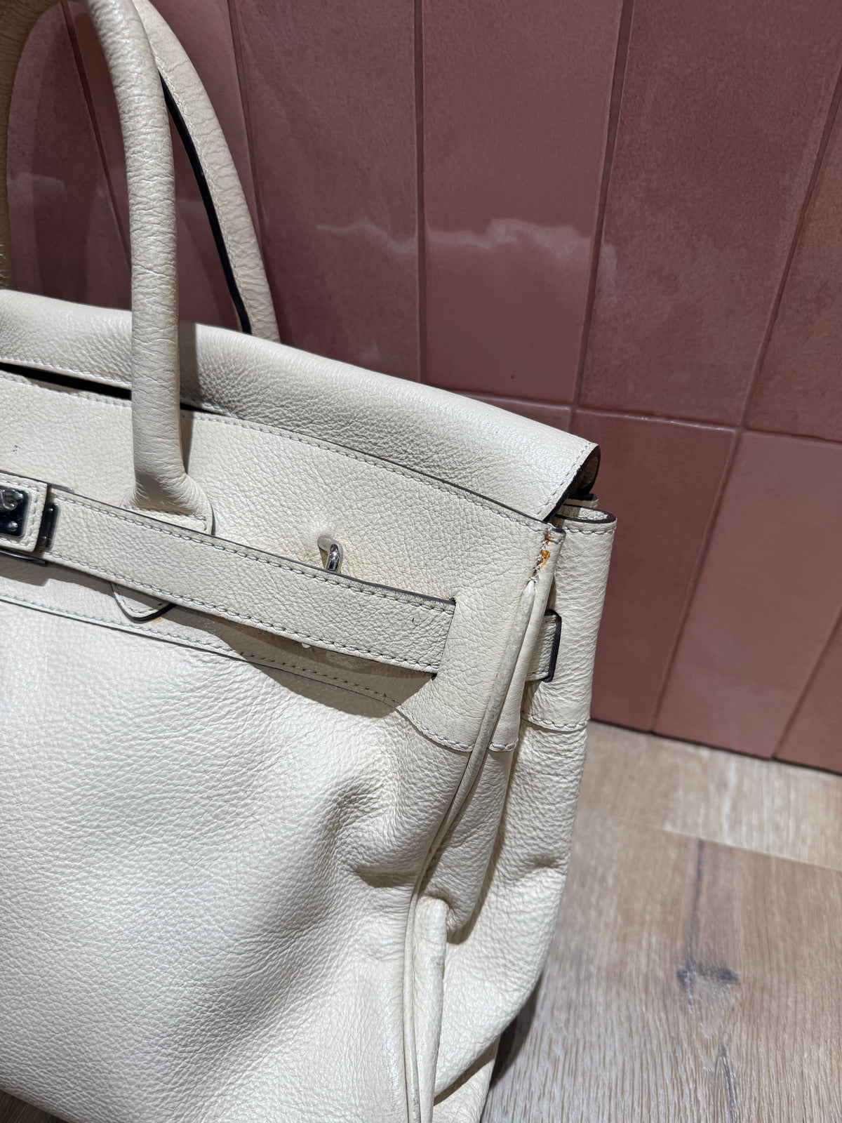 Sac mac Douglas beige cuir