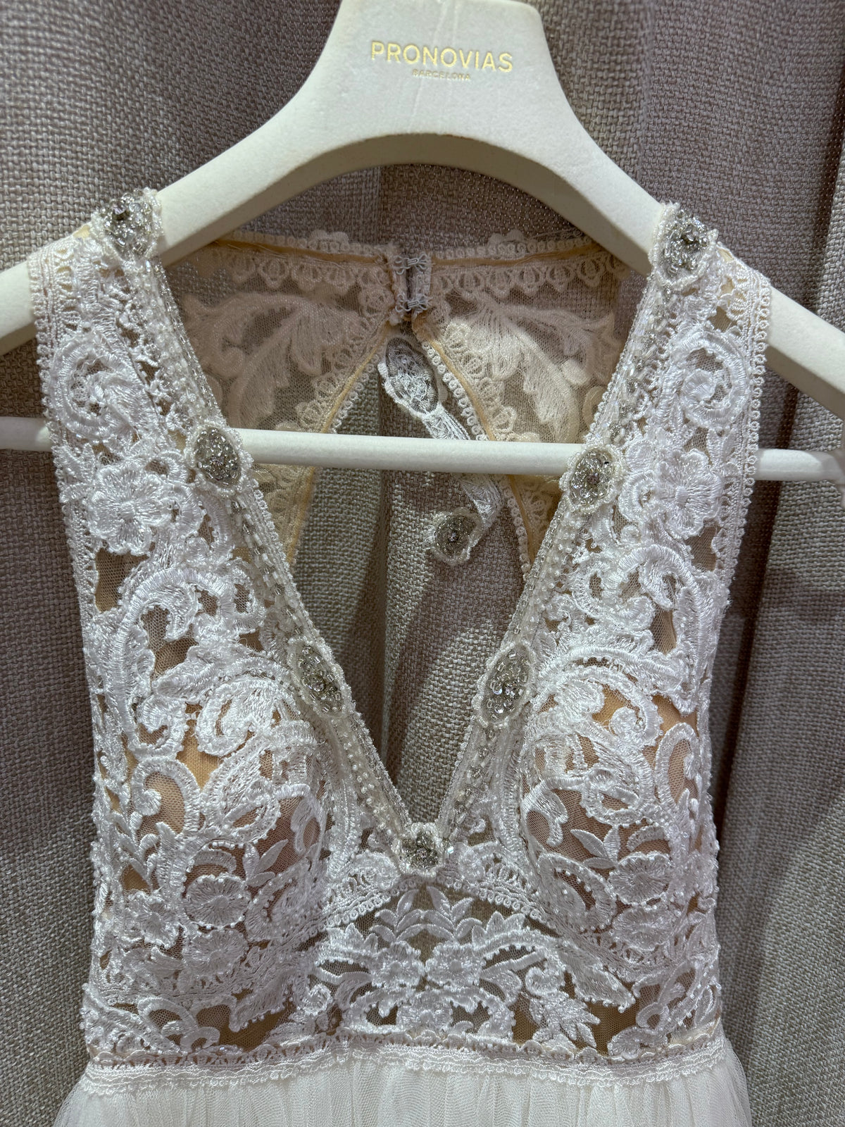 Robe pronovias T.36/38 blanche 10/06