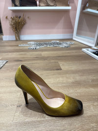 Escarpins jaune et noir T.40