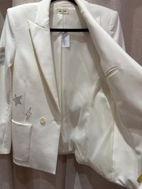 Blazer à strass Blanc Zadig & Voltaire T.38 03/09