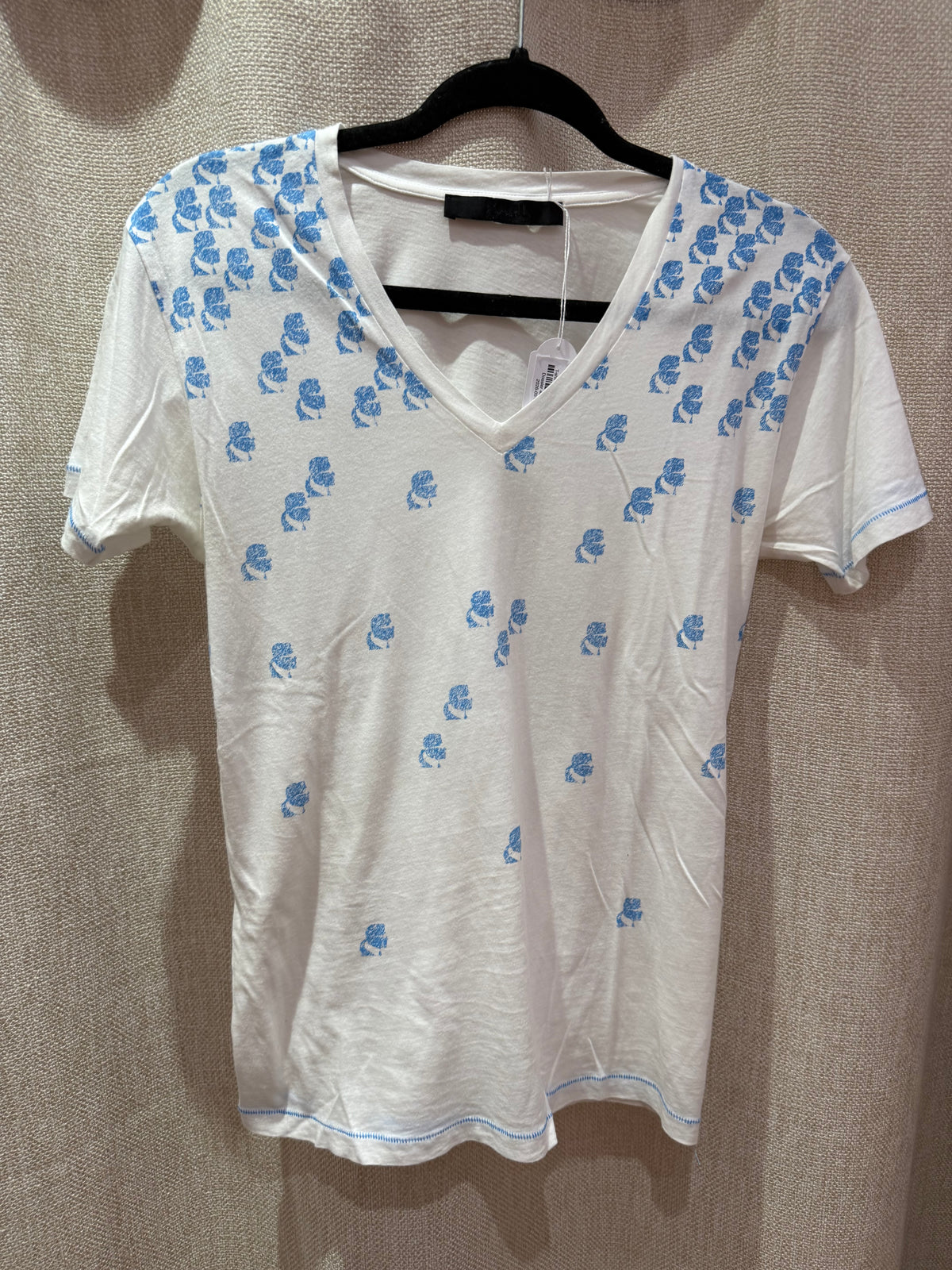 T-shirt blanc Karl T.L