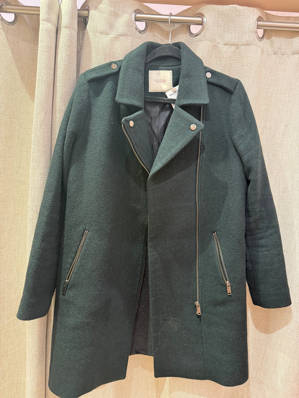 Manteau vert I.Code T.38