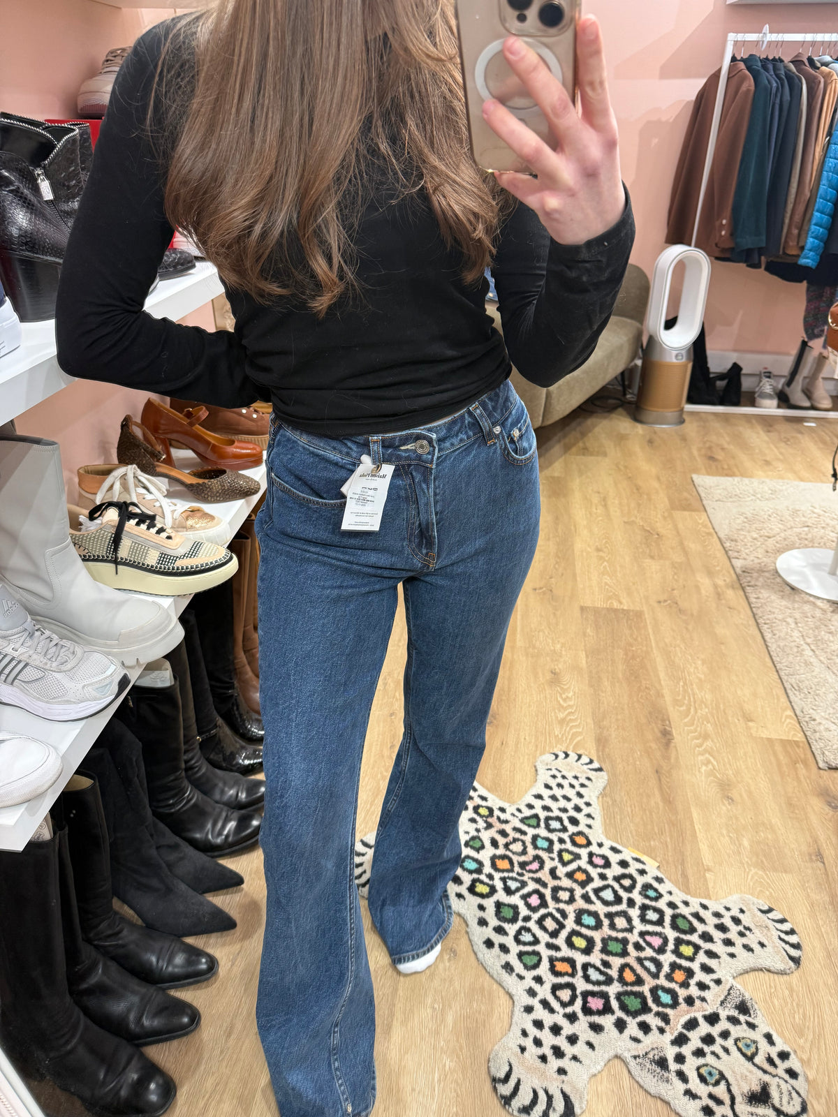 jean bleu maison scotch large T.38