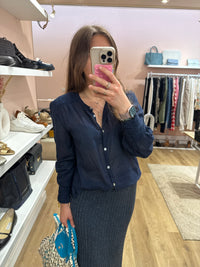 Chemise bleu marine ba&sh T.S 26/05