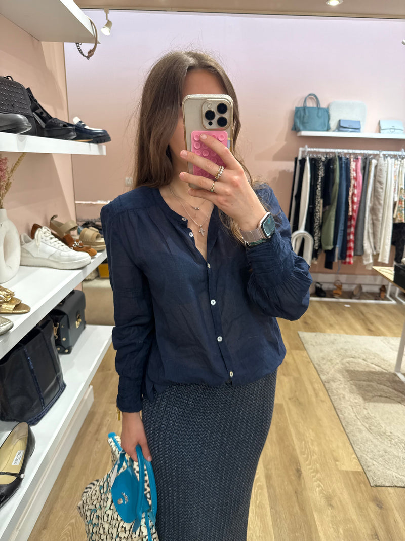 Chemise bleu marine ba&sh T.S 26/05