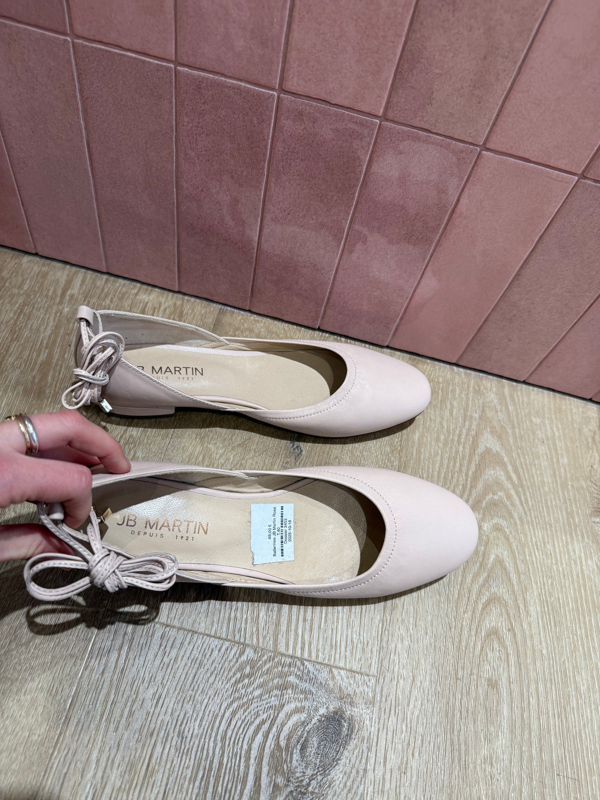 Ballerines JB Martin Rose T.40