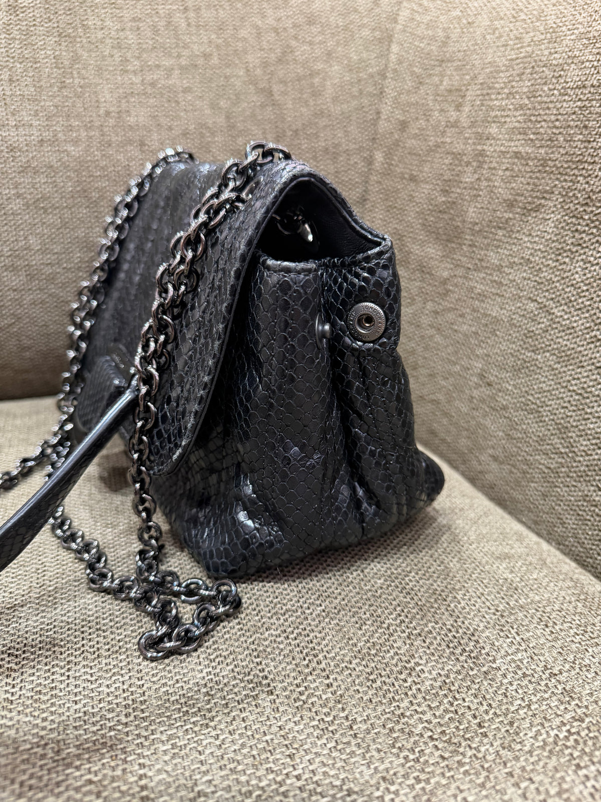 Sac noir en cuir  Longchamp 20/09