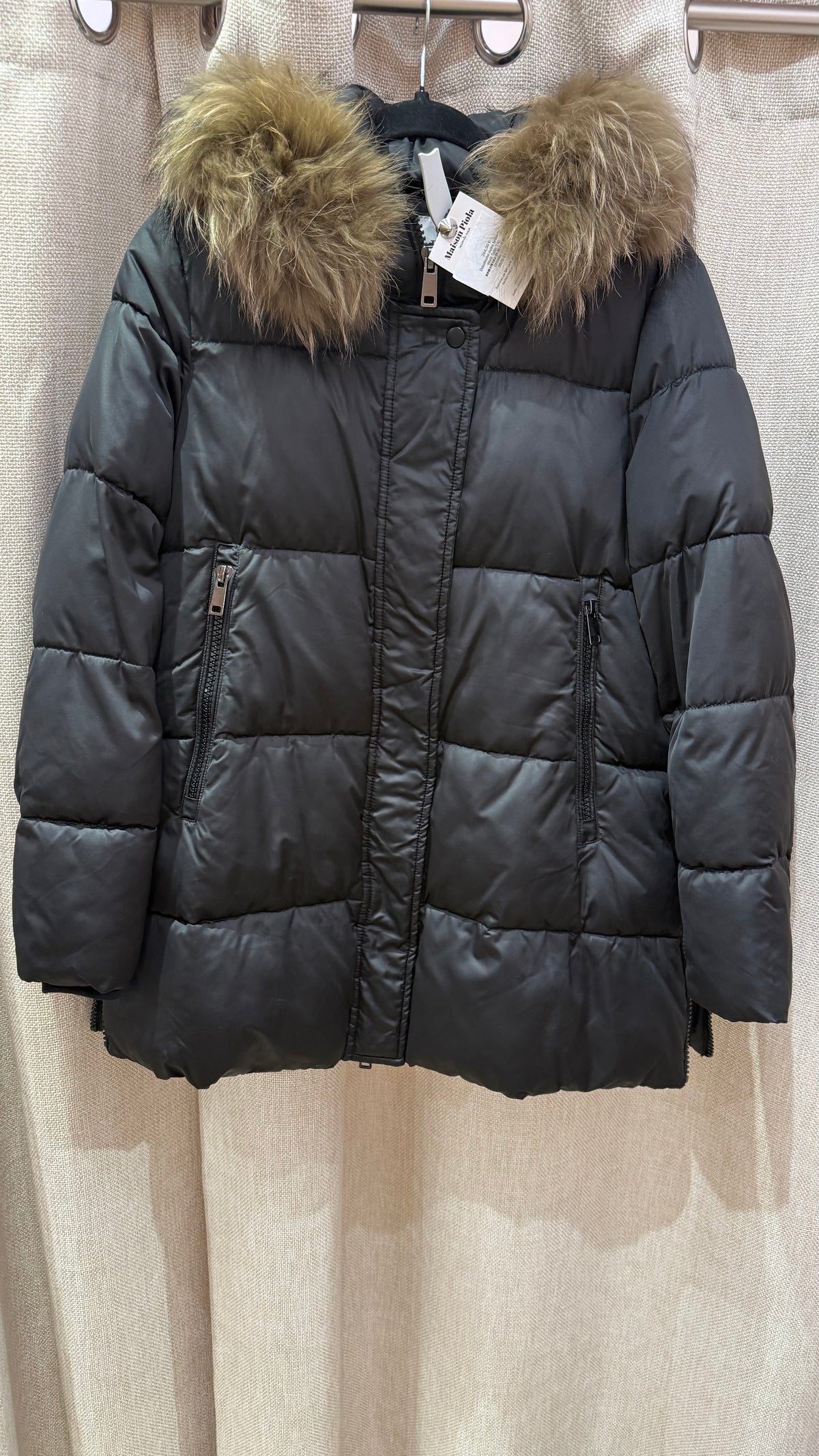 doudoune noire brillante weill Taille 40