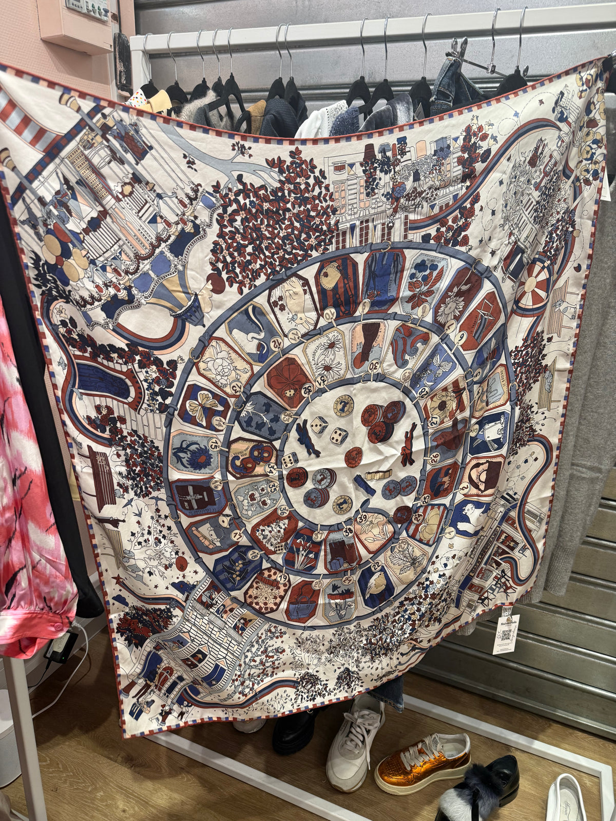 Foulard en soie Longchamp