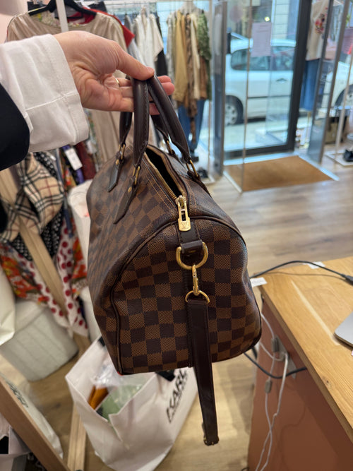 Sac speedy damier ébène Louis Vuitton taille 30