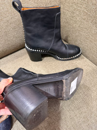Zadig & Voltaire - Bottines noires à talons - T.37 01/09