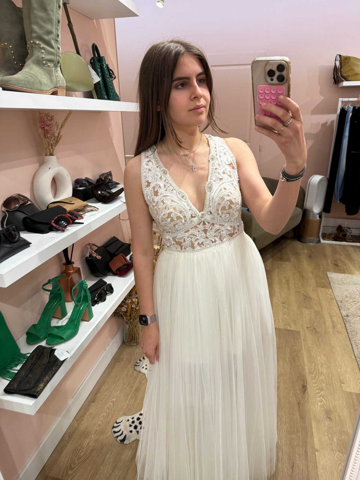 Robe pronovias T.36/38 blanche 10/06
