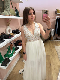 Robe pronovias T.36/38 blanche 10/06