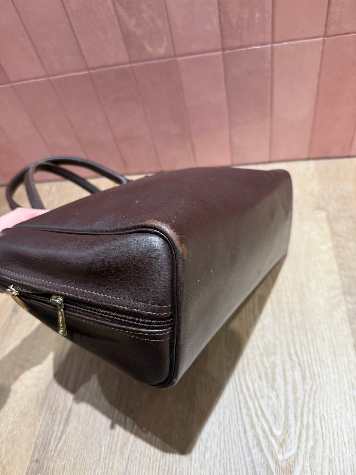 Sac Longchamp marron vintage