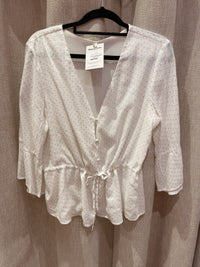 Blouse I.code Point blanc T.L