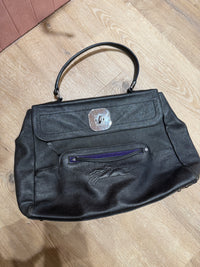 Sac cabas cuir noir Longchamp