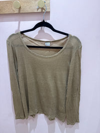 Top Sunday beige manches longues T.M