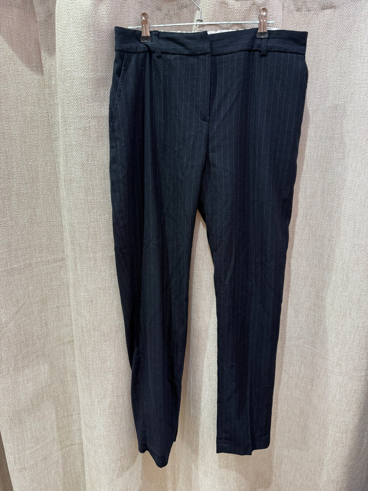 Pantalon bleu rayures T.40 maison 123