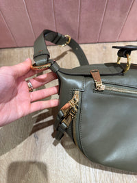 Sac lancel vert en cuir