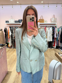Veste en soie verte Stella McCartney T.M 07/06