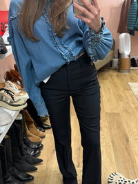 Pantalon bleu à boutons Maison 123 T.36