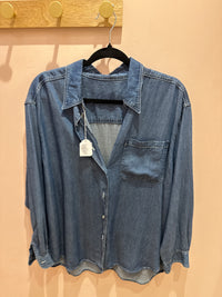 Chemise en jean Bouton argent T.TU