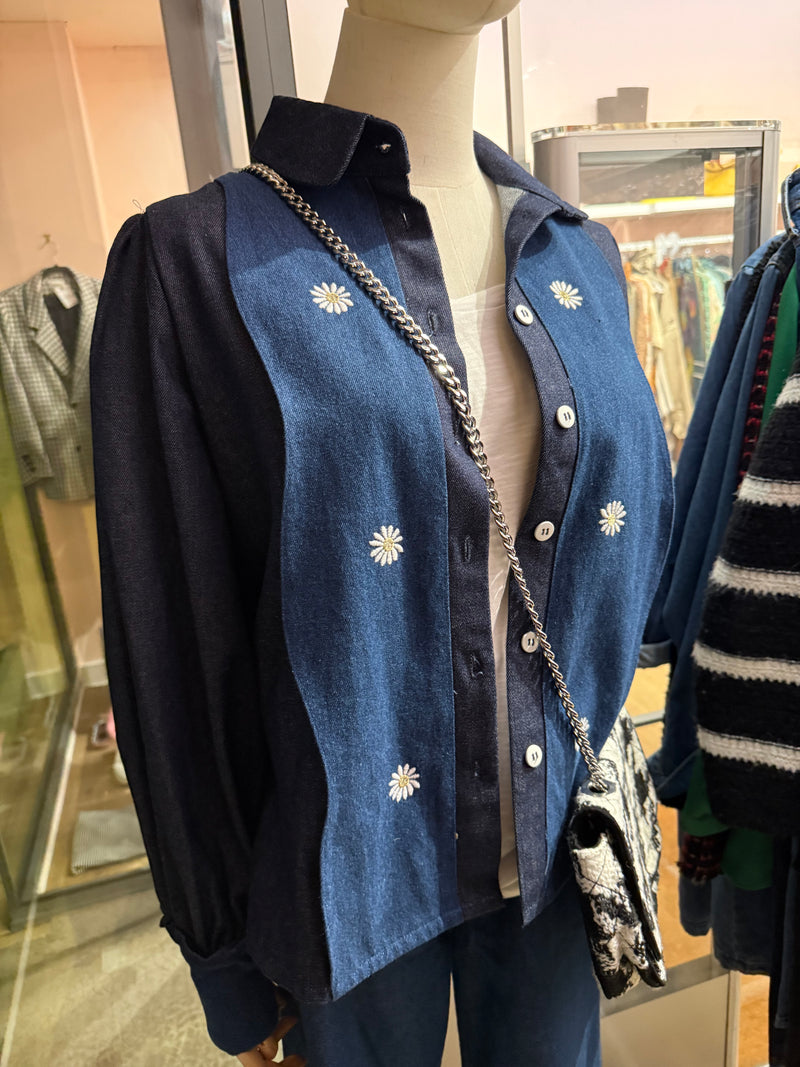 Veste bleu en jean T.M flolove