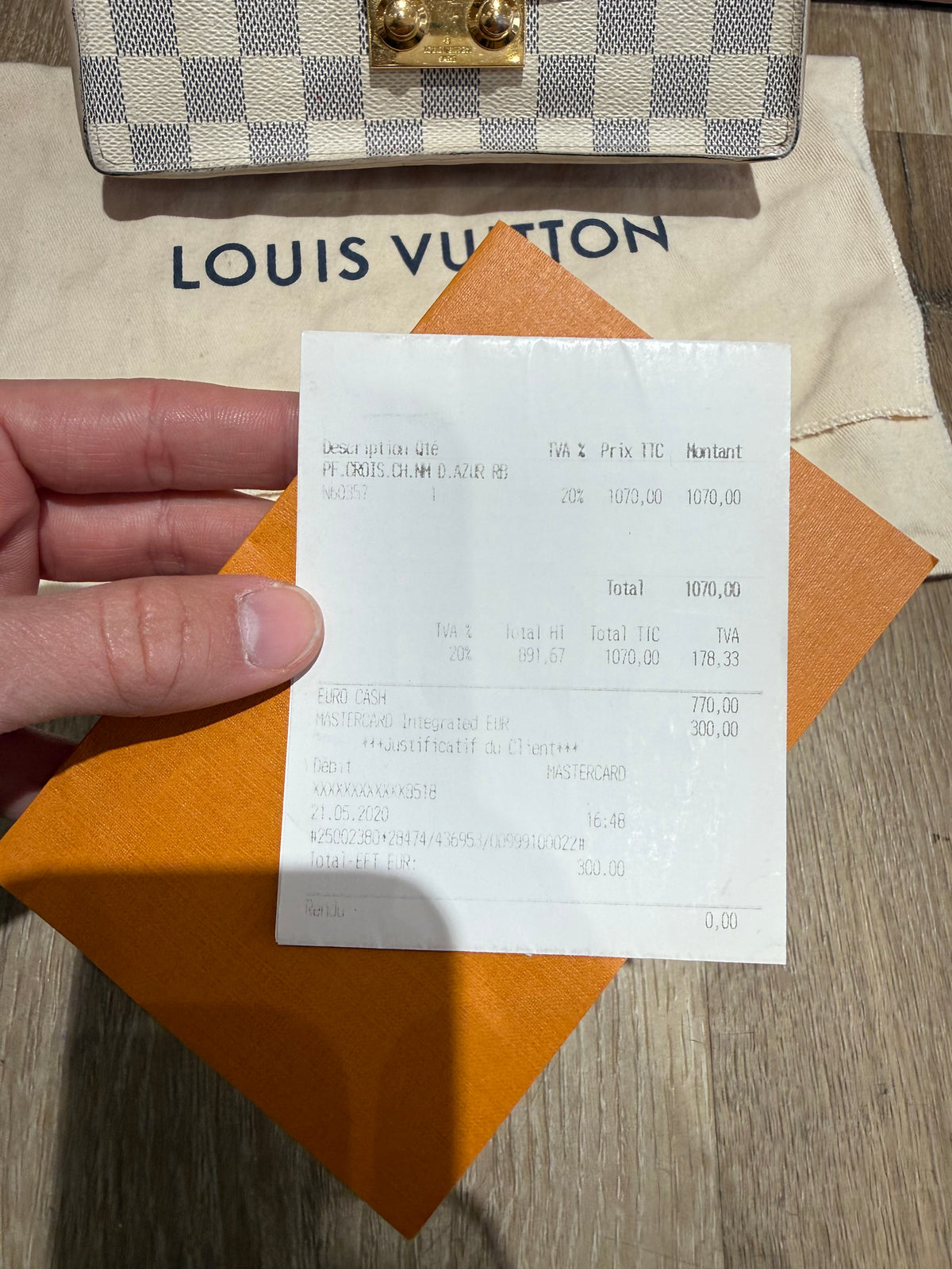Sac coquelicot Louis Vuitton