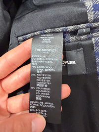 Manteau long gris et bleu The Kooples T.S 27/10