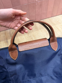 Sac bleu XL Longchamp Le Pliage
