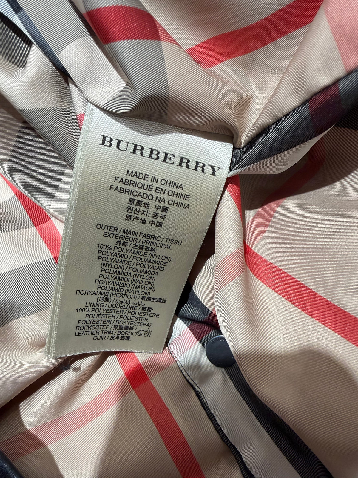 Doudoune noire Burberry T.M 17/09