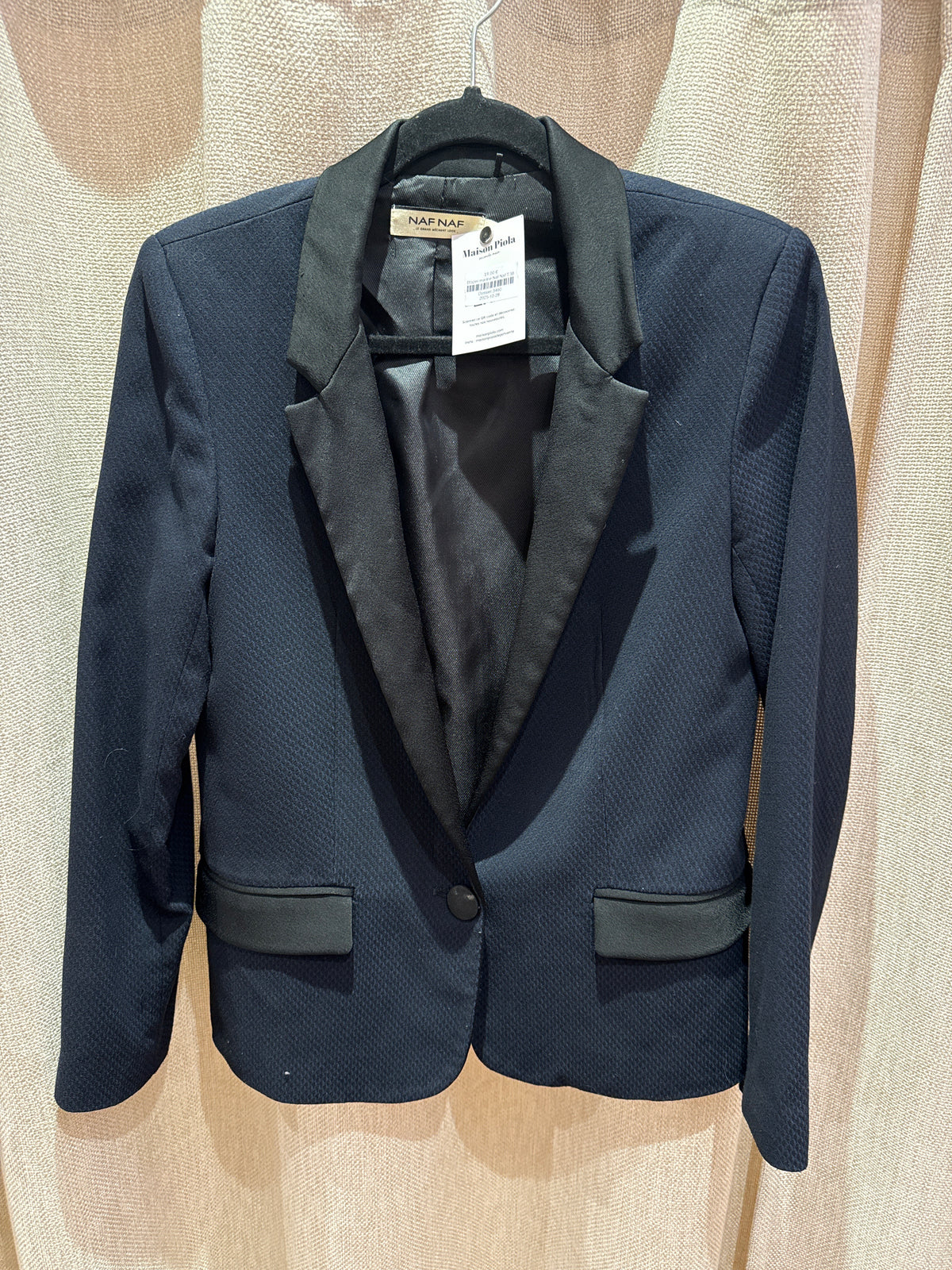 Blazer marine Naf Naf T.38