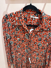 Robe HOD rouge et noir T.M